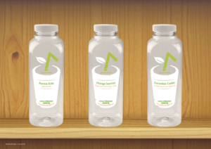 Packaging Design by Mystiq for Greenstraw Smoothies | Design: #11565842