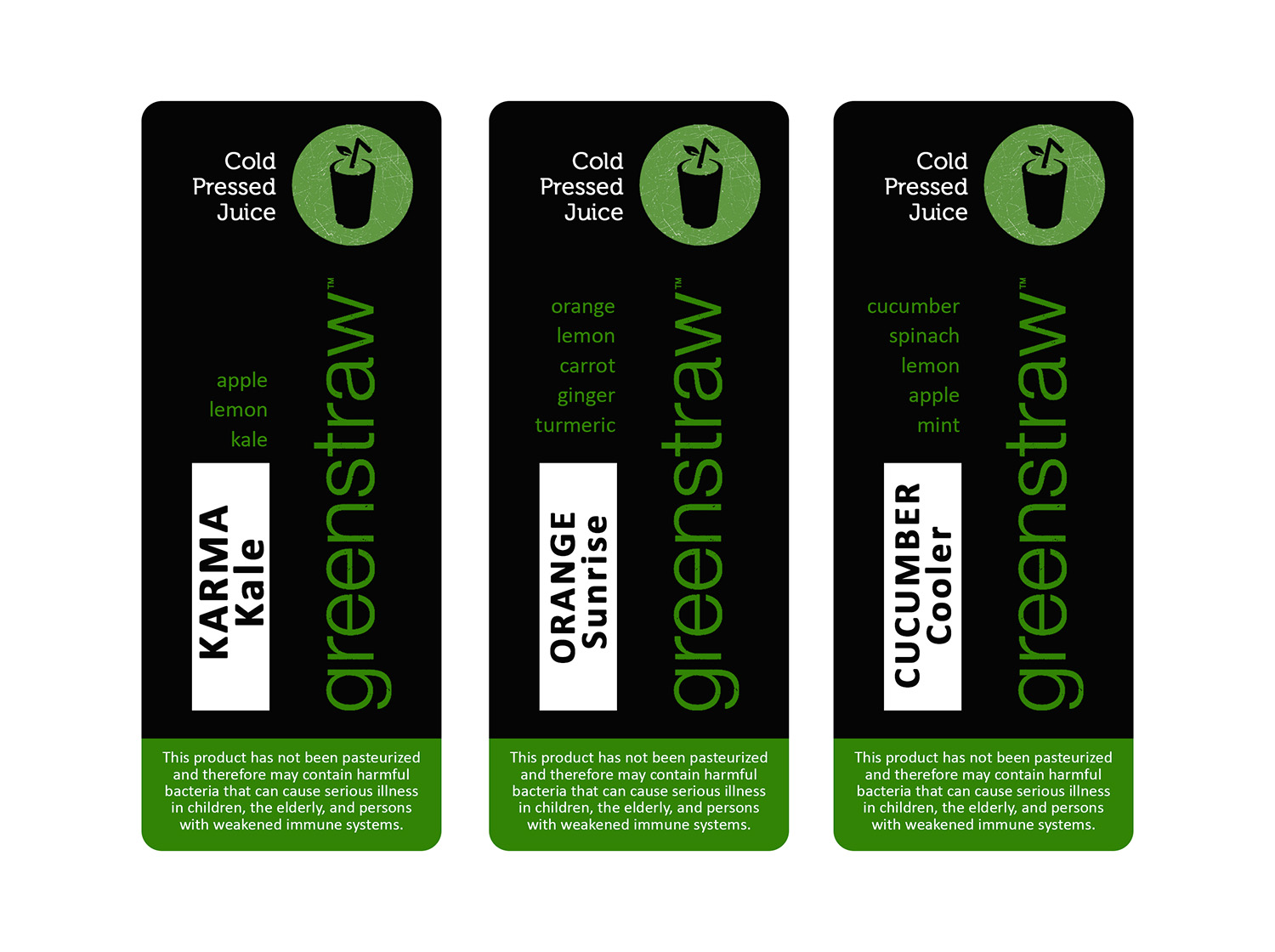 Packaging Design by maricreatives for Greenstraw Smoothies | Design #11525932