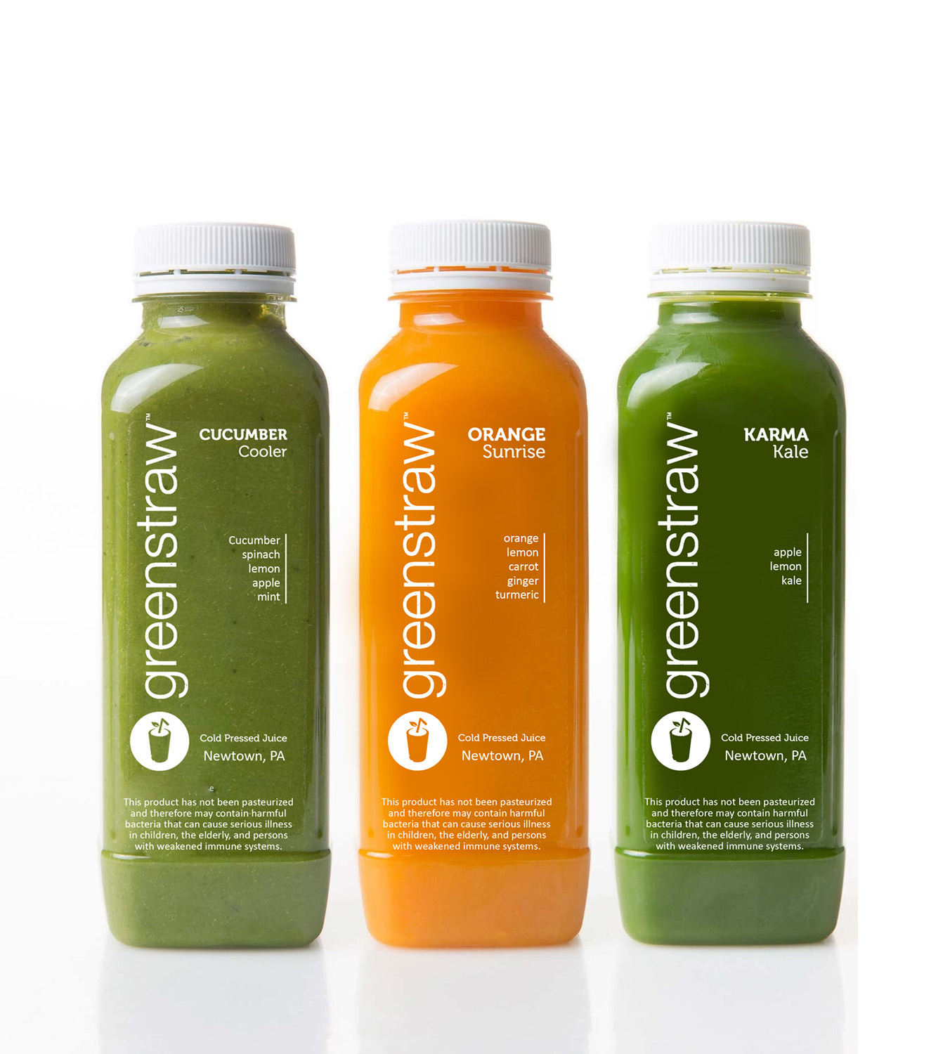Design Emballage par maricreatives pour Greenstraw Smoothies | Design #11579414