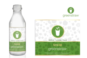 Packaging Design by Xclusive Designers for Greenstraw Smoothies | Design: #11536717