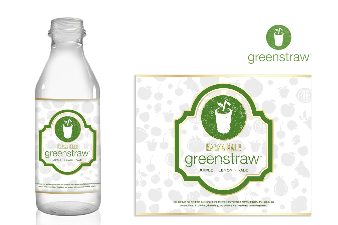 Design Emballage par Xclusive Designers pour Greenstraw Smoothies | Design #11538609
