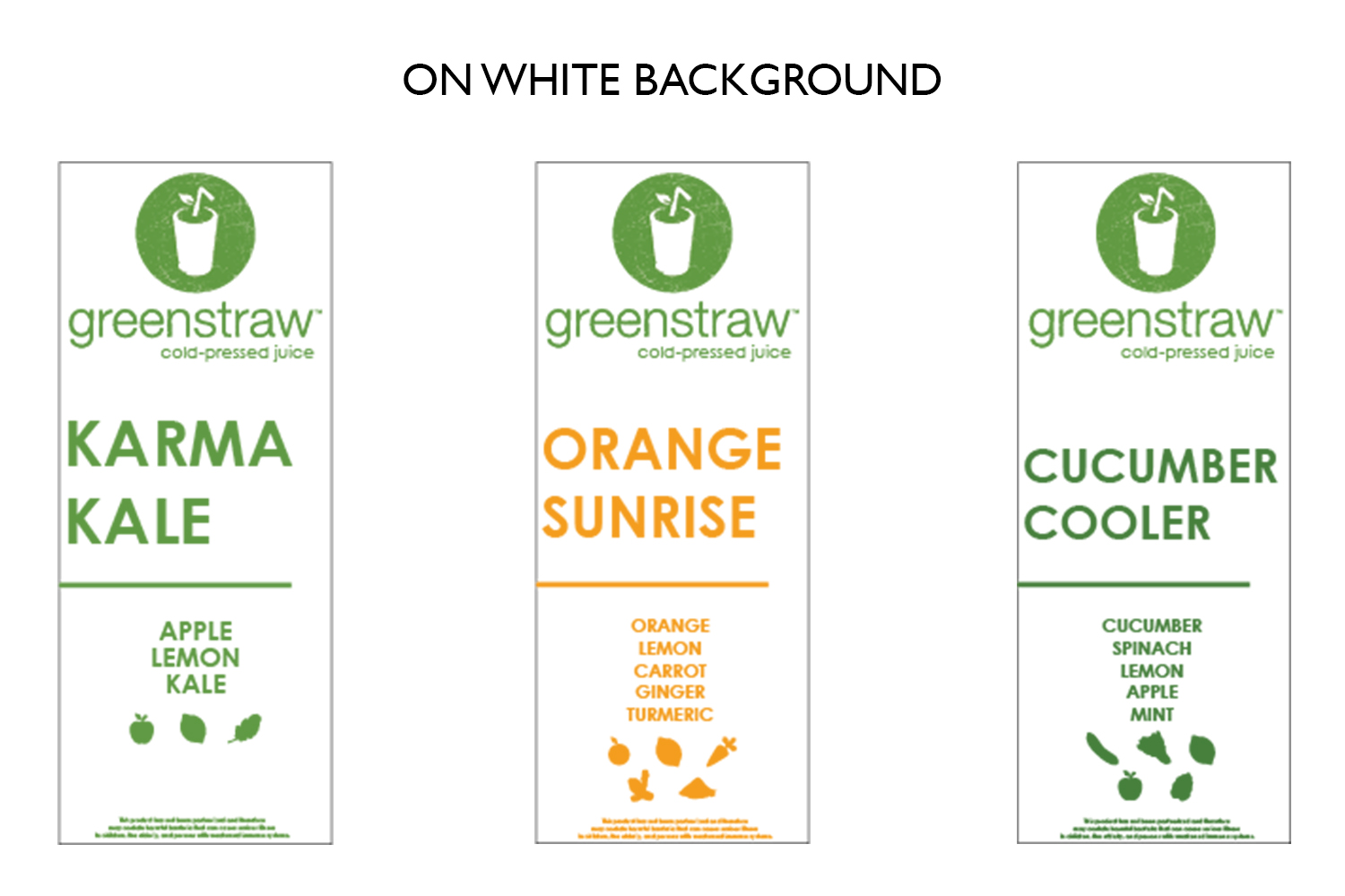 Packaging Design by Sen Design for Greenstraw Smoothies | Design #11545487