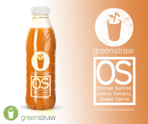 Packaging Design by Whodesignconsultants for Greenstraw Smoothies | Design: #11597336
