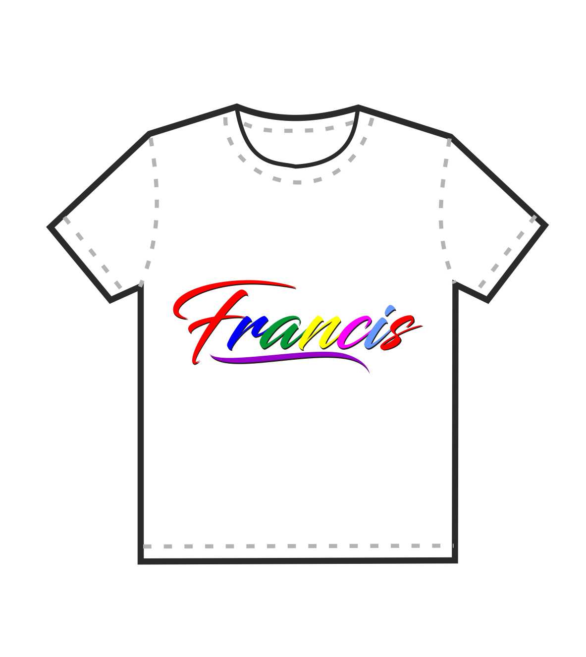 Bekleidung-Design von wchristia für Francis Apparel  | Design #11619241