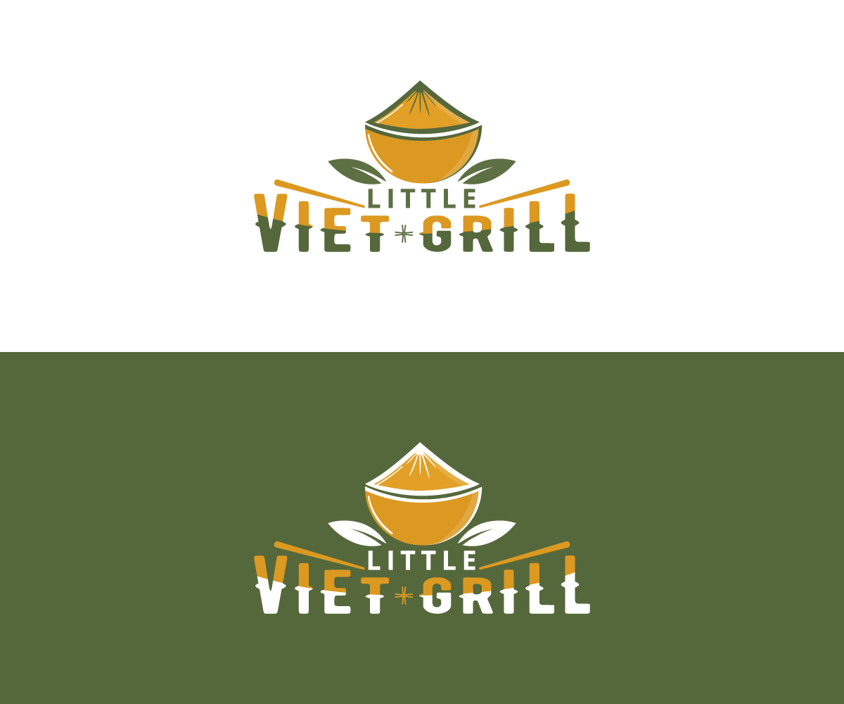 Logo Design by artisan bee 2022 for Little Viet Grill | Design #11518194