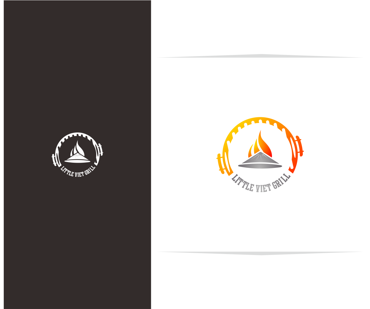 Logo Design by haszart for Little Viet Grill | Design #11518952