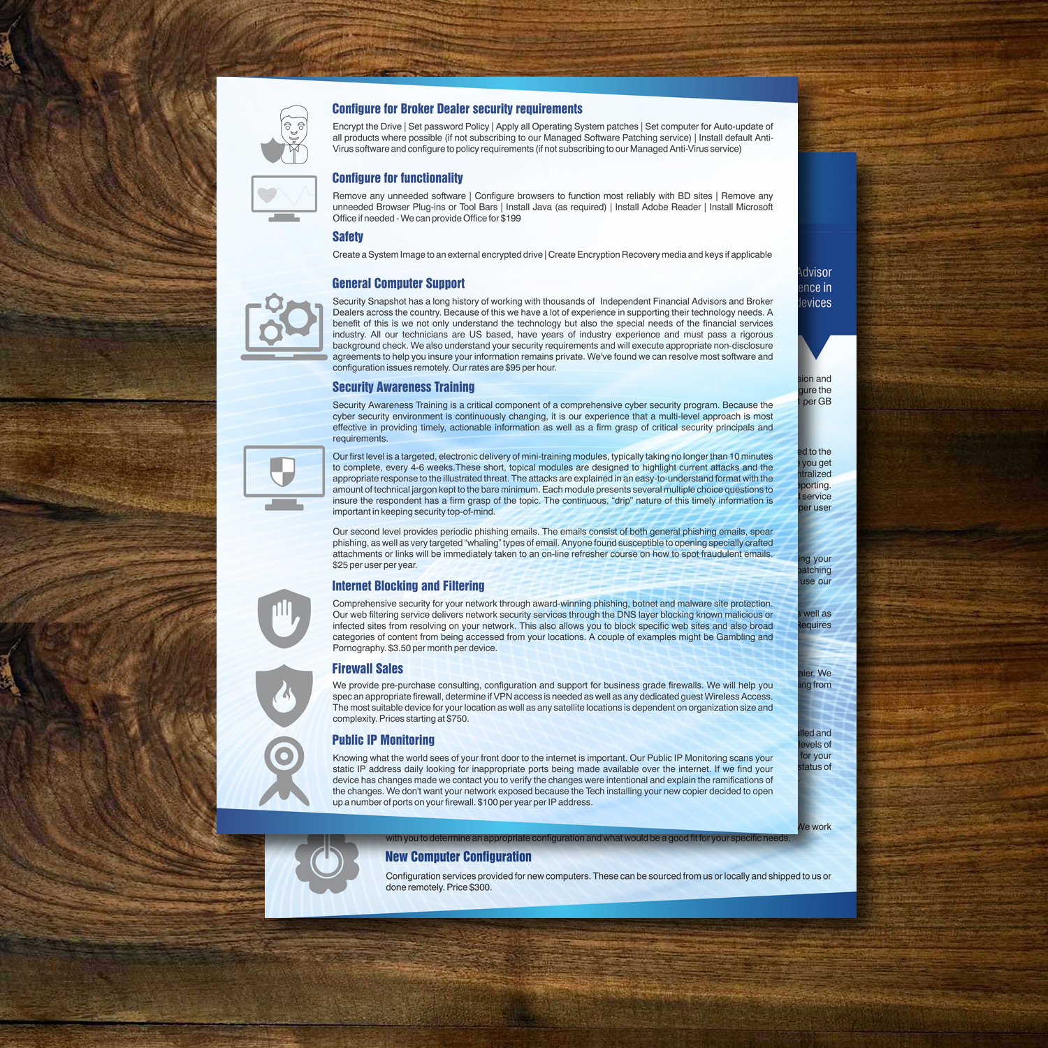 Brochure Design by uk for Security Snapshot | Design #11607338