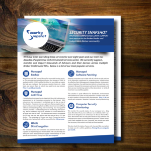 Brochure Design by uk for Security Snapshot | Design: #11609418