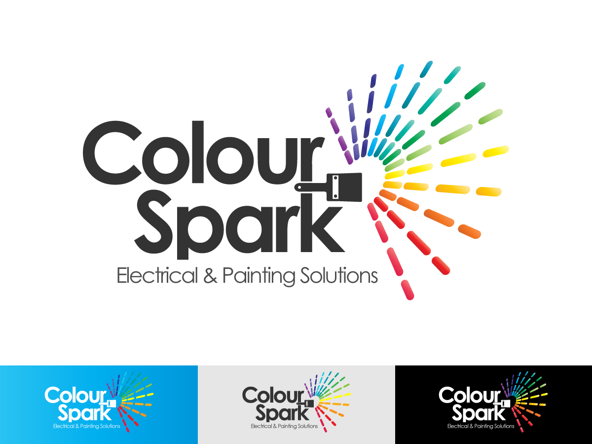 Logo Design by Vectostyler for Colour Spark | Design #2333275