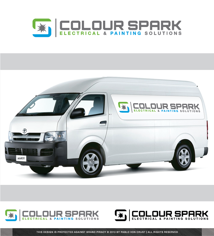 Logo-Design von Pablo Von Crust für Colour Spark | Design: #2372000