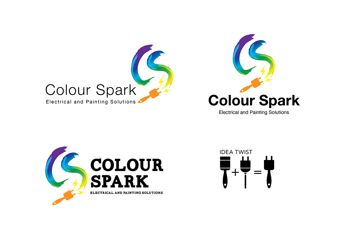 Logo Design by penselkreatif for Colour Spark | Design #2360002