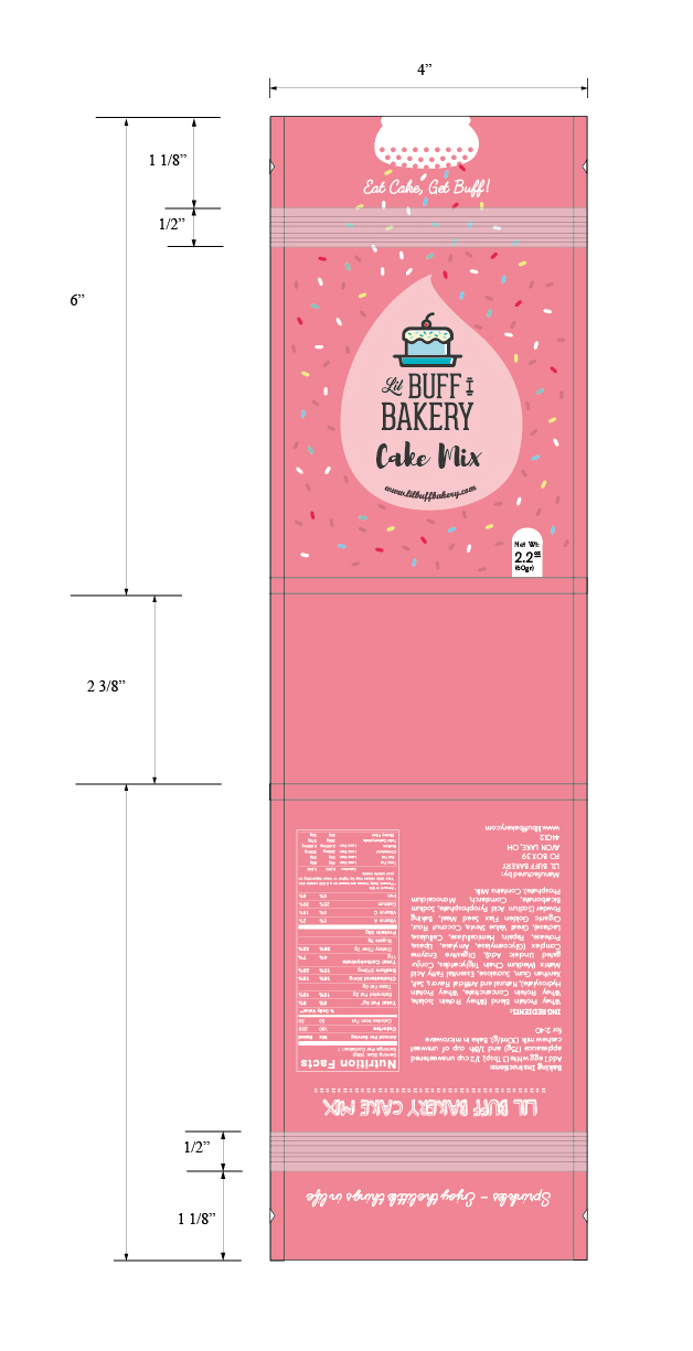 Packaging Design by ananinuneno for Lil buff bakery | Design #11568902