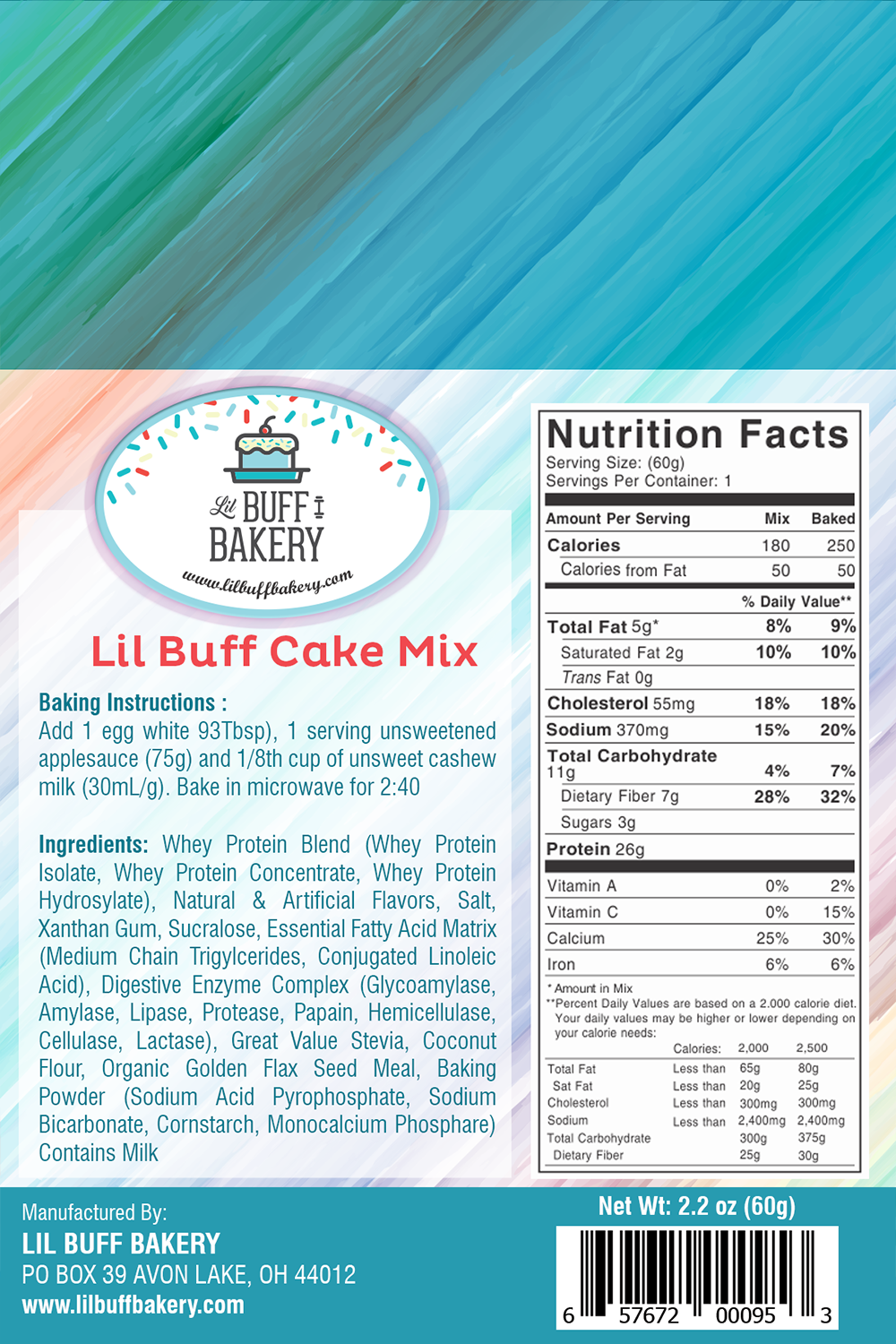 Verpackungs-Design von Akshar Shailesh für Lil buff bakery | Design #11531419