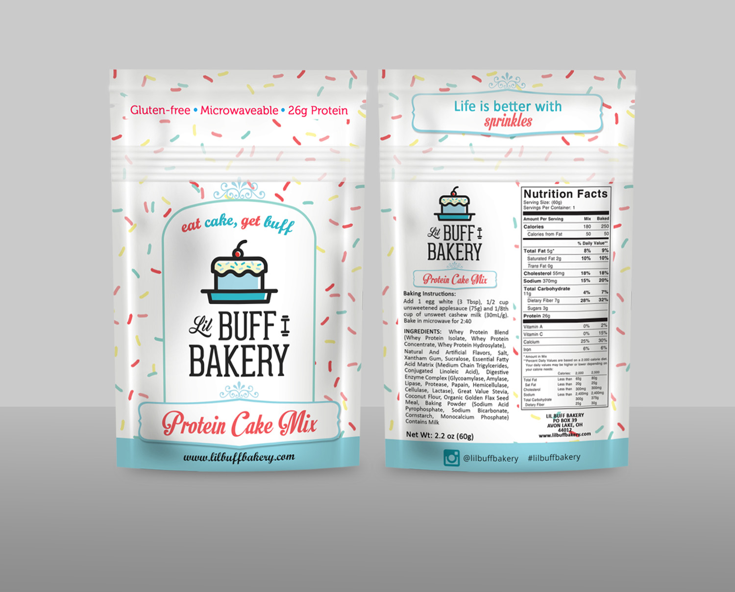 Verpackungs-Design von maricreatives für Lil buff bakery | Design #11568387