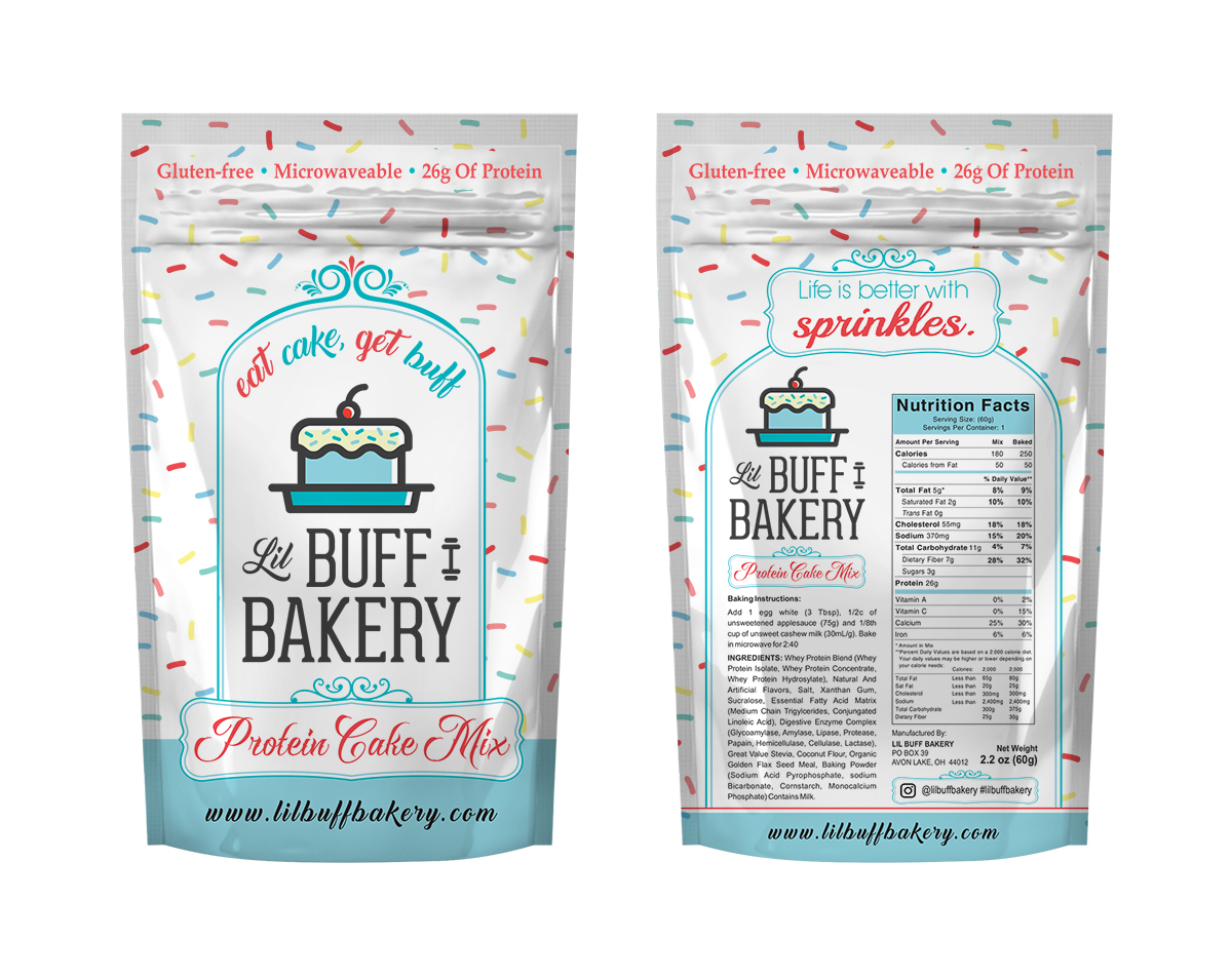 Packaging Design by Namita for Lil buff bakery | Design #11579352