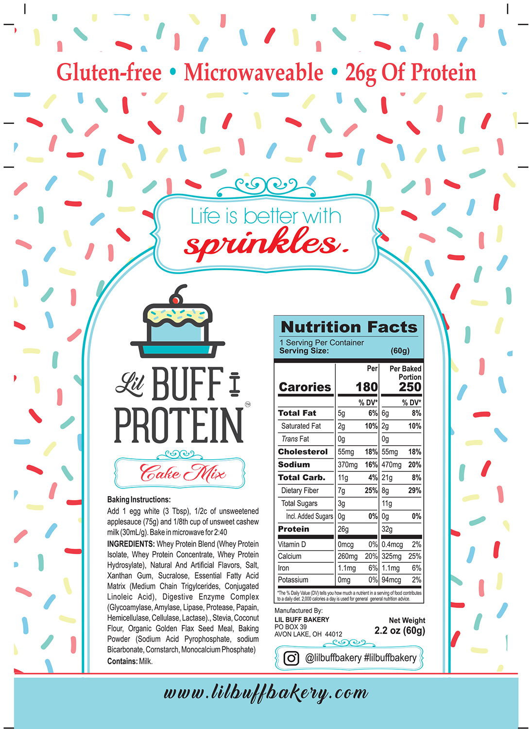 Packaging Design by Namita for Lil buff bakery | Design #11609400