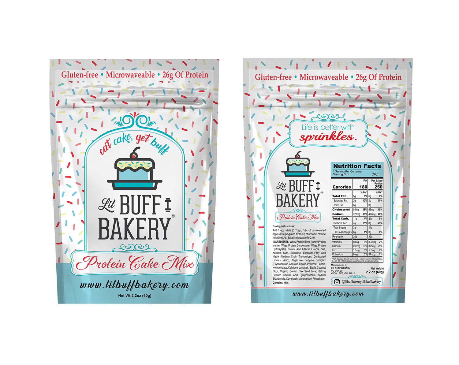 Packaging Design by Namita for Lil buff bakery | Design #11615986