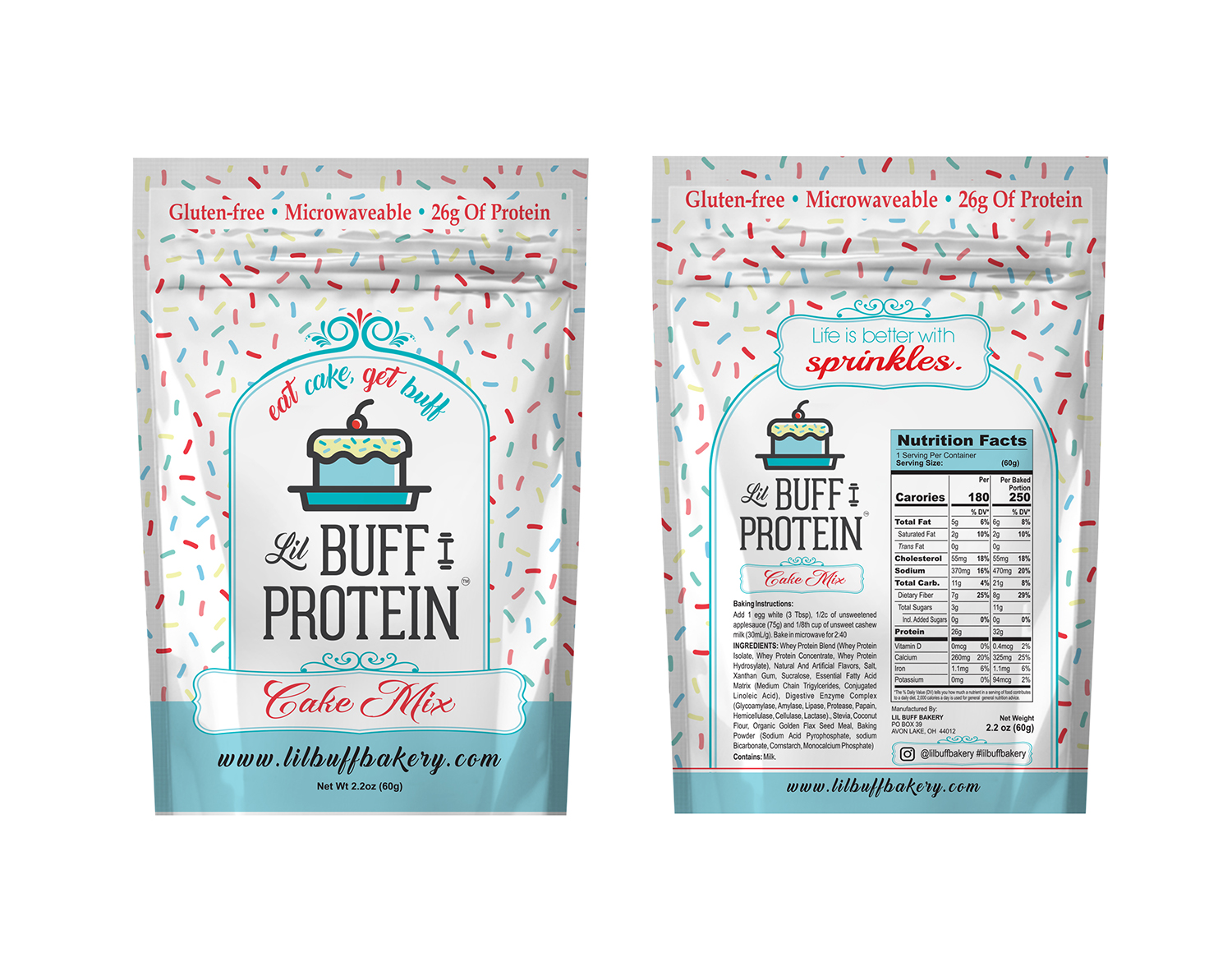 Packaging Design by Namita for Lil buff bakery | Design #11615987