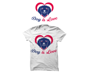 Artistic T-Shirt Design for Women Who Love Dogs | T-Shirt-Design von sangeloenriquez
