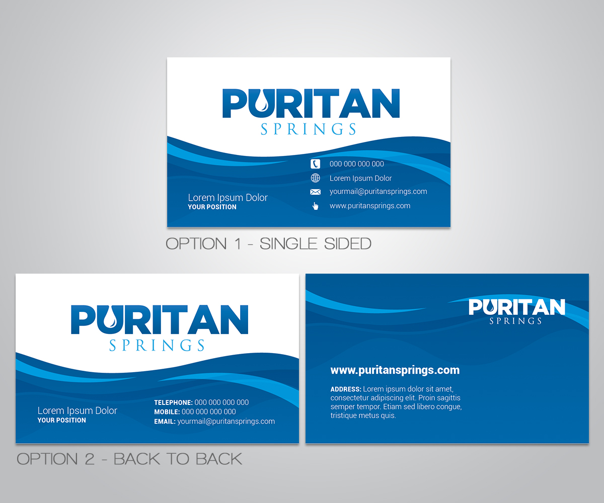 Logo Design by Cruzetes for Puritan Springs | Design #11784677