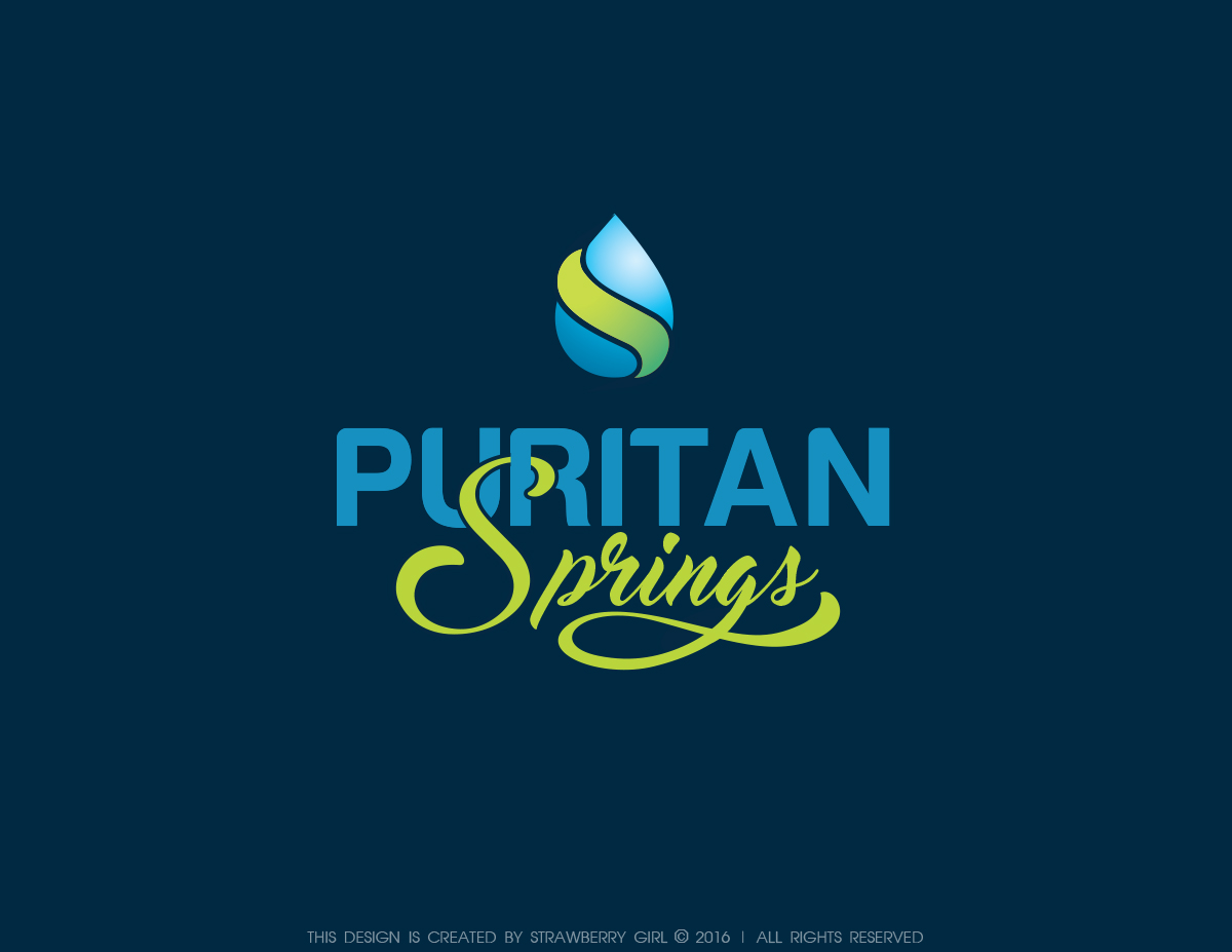 Logo Design by Strawberry Girl for Puritan Springs | Design #11618718