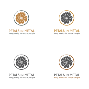 Logo Design by Lesia_Olesia for Petals in Metal | Design: #11598255
