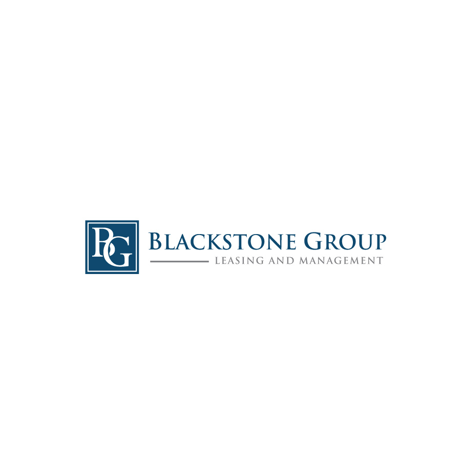 Bold, Serious, Real Estate Logo Design for Blackstone Group Leasing and