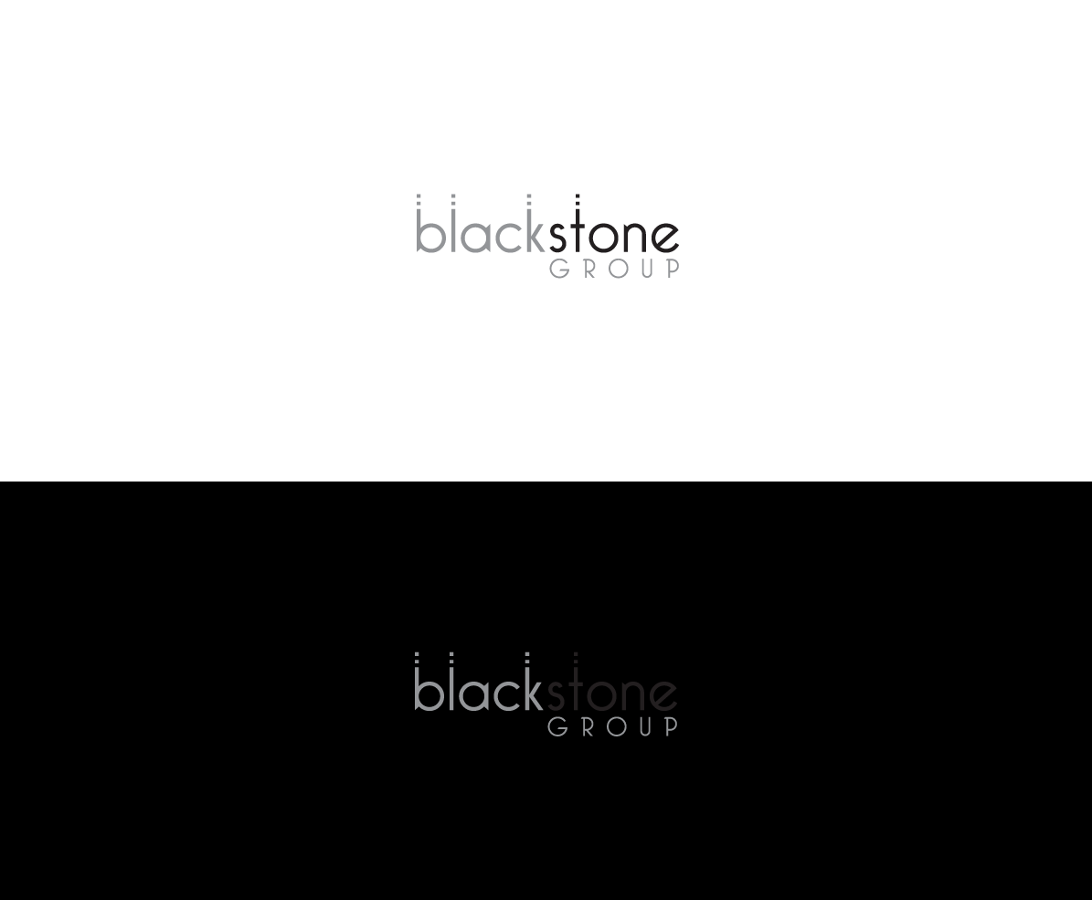 Bold, Serious, Real Estate Logo Design for Blackstone Group Leasing and
