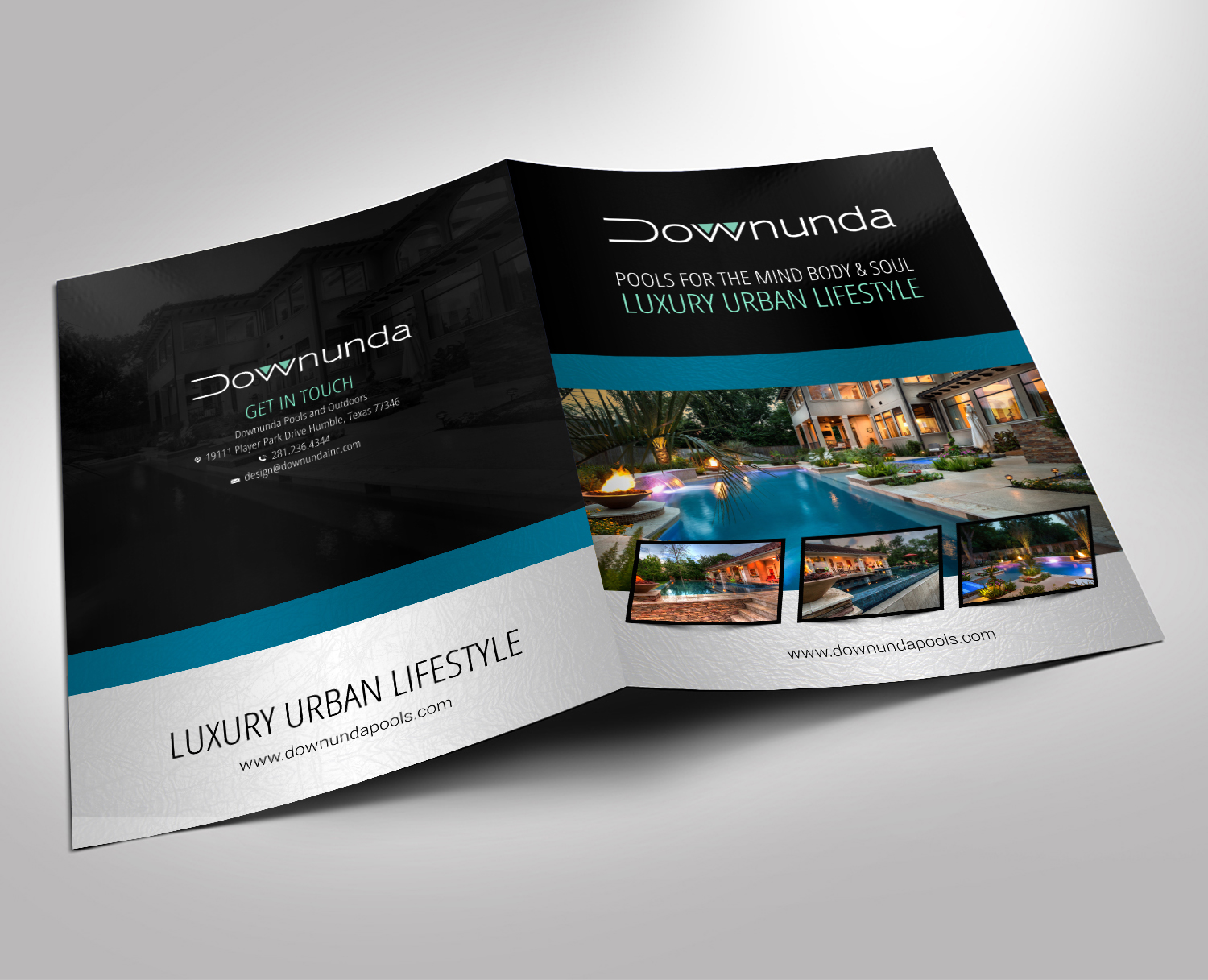 Broschüren-Design von SAI DESIGNS für Downunda Pools | Design #11538473