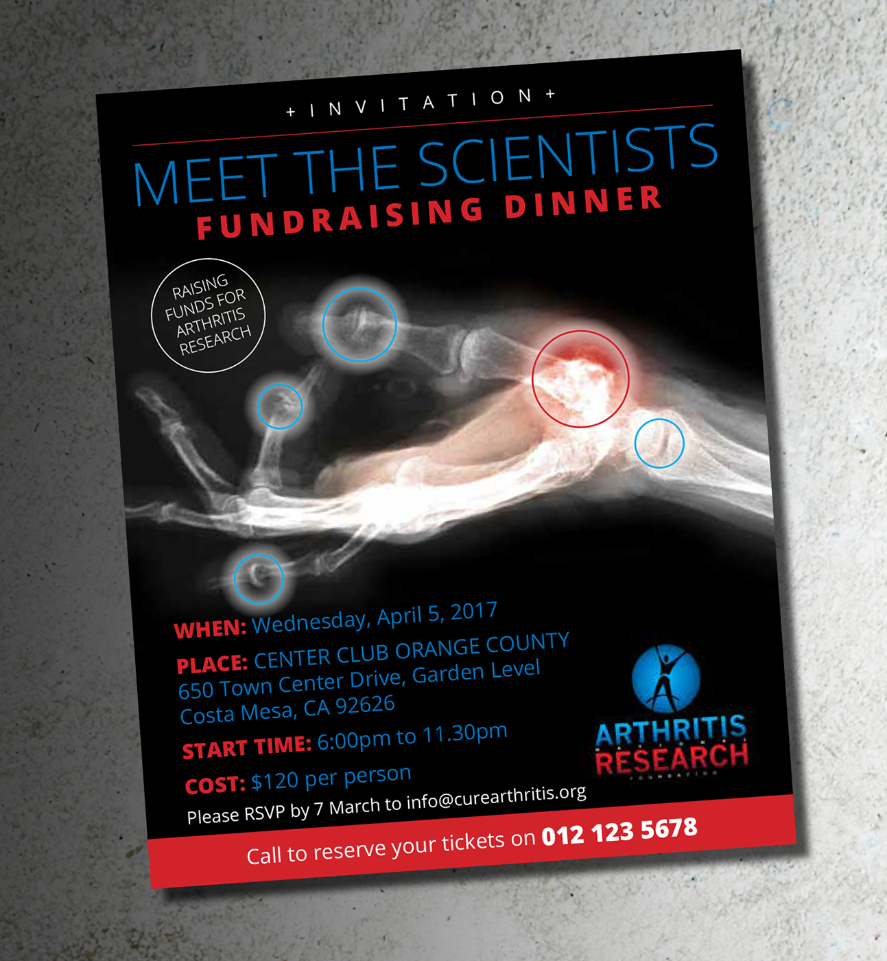 Invitation Design by andrew3344 for ANRF | Design: #11584902