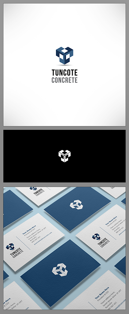 Logo Design by Igor Lakic for Tuncote Concrete | Design #11529731