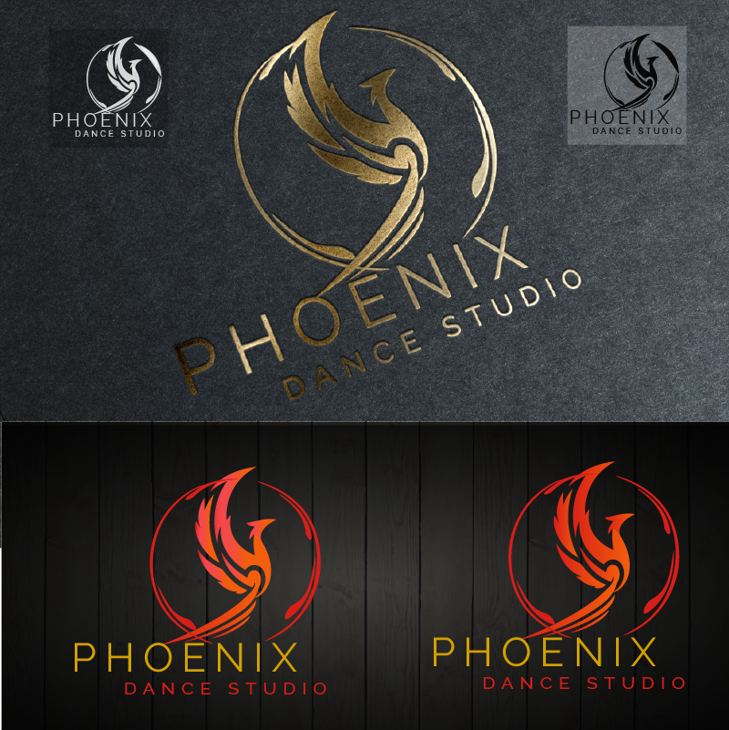 Logo Design by schk for Phoenix Dance Studio | Design #11573011