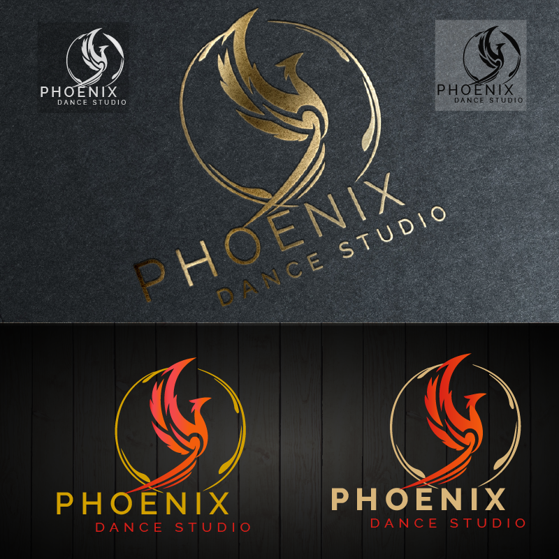 Logo Design by schk for Phoenix Dance Studio | Design #11586360