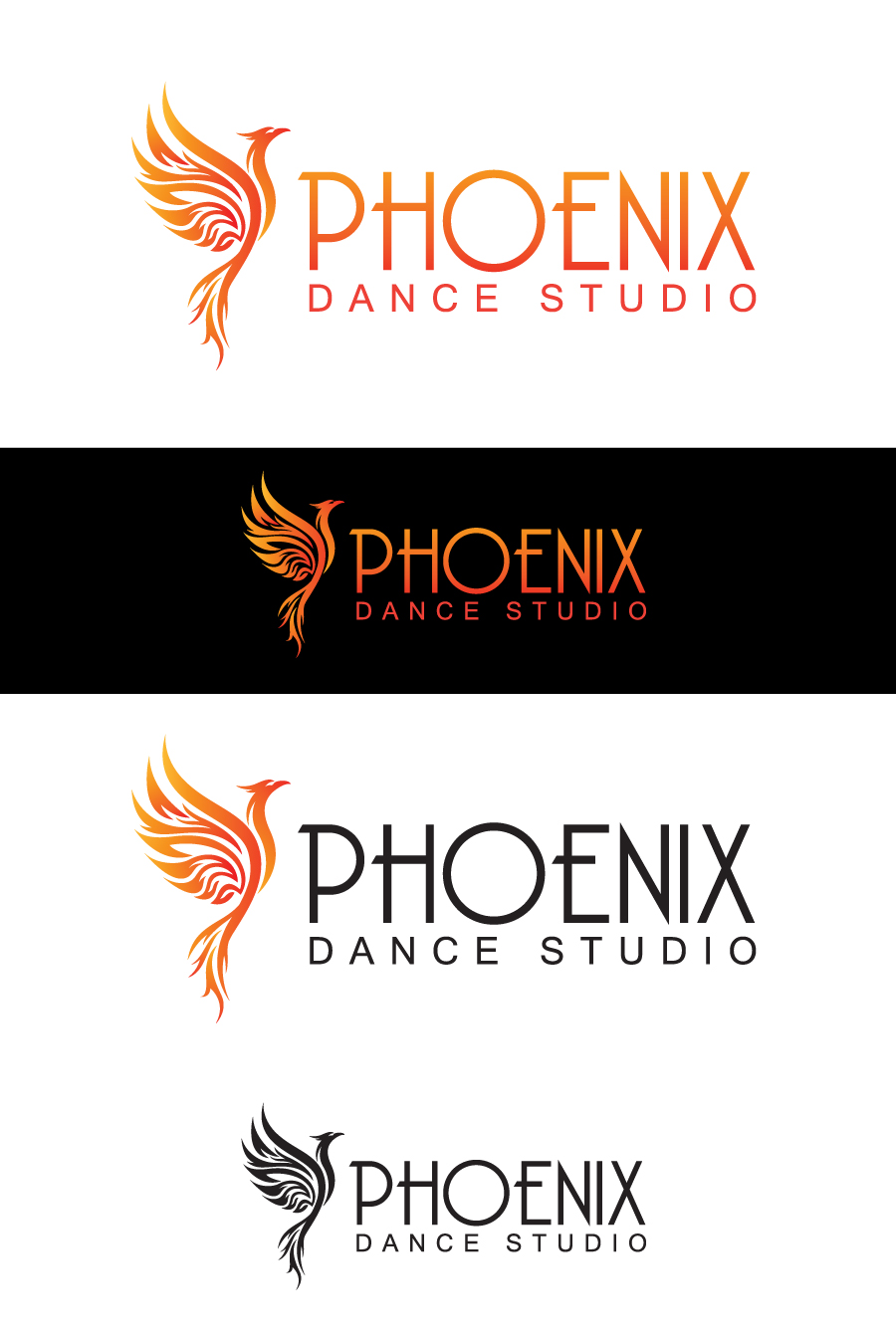 Logo Design by debdesign for Phoenix Dance Studio | Design #11548334