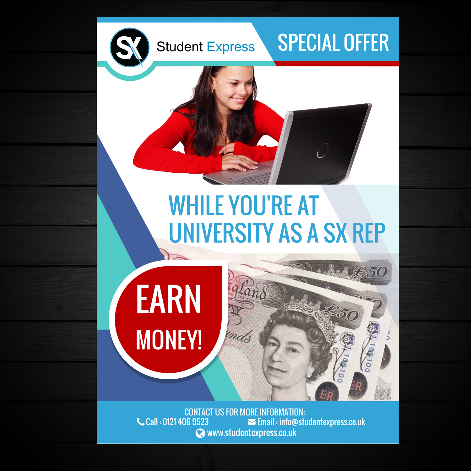 Design de Poster par elveneclipse pour Student Express | Design #11635603
