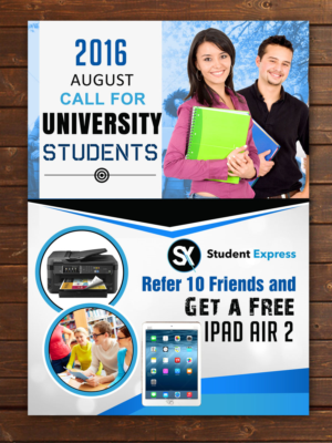 Design de Poster par creative.bugs pour Student Express | Design : #11635834