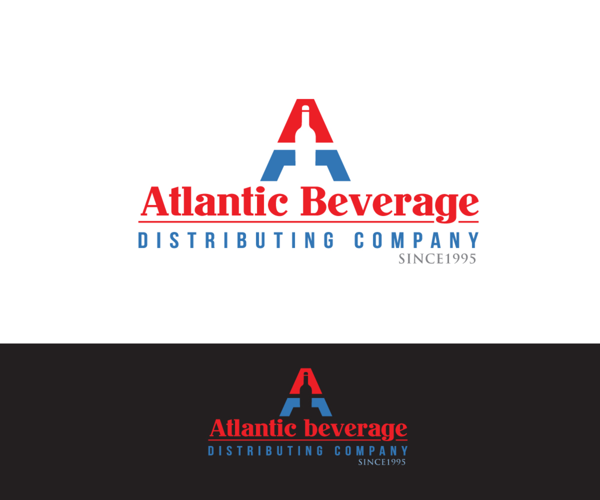 Modern, Professional, Distributor Logo Design for Atlantic beverage