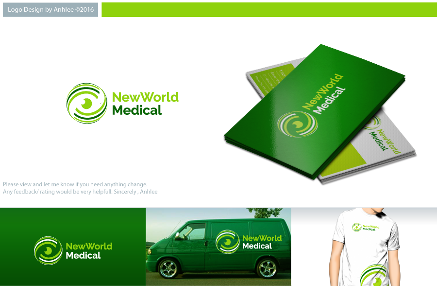 Logo Design by Anhlee for New World Medical | Design #11676250