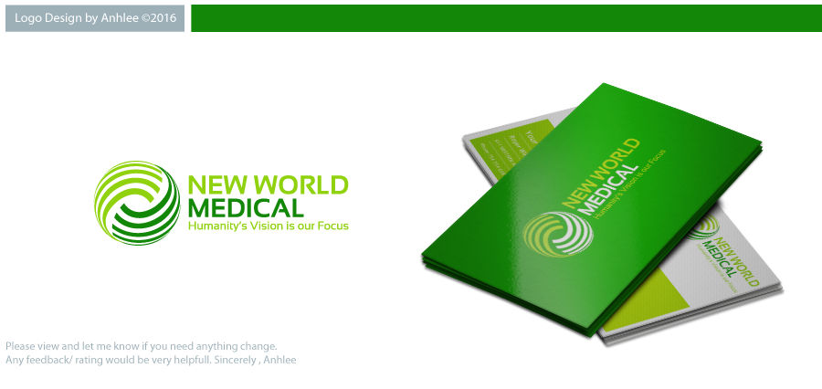 Logo-Design von Anhlee für New World Medical | Design #11684164
