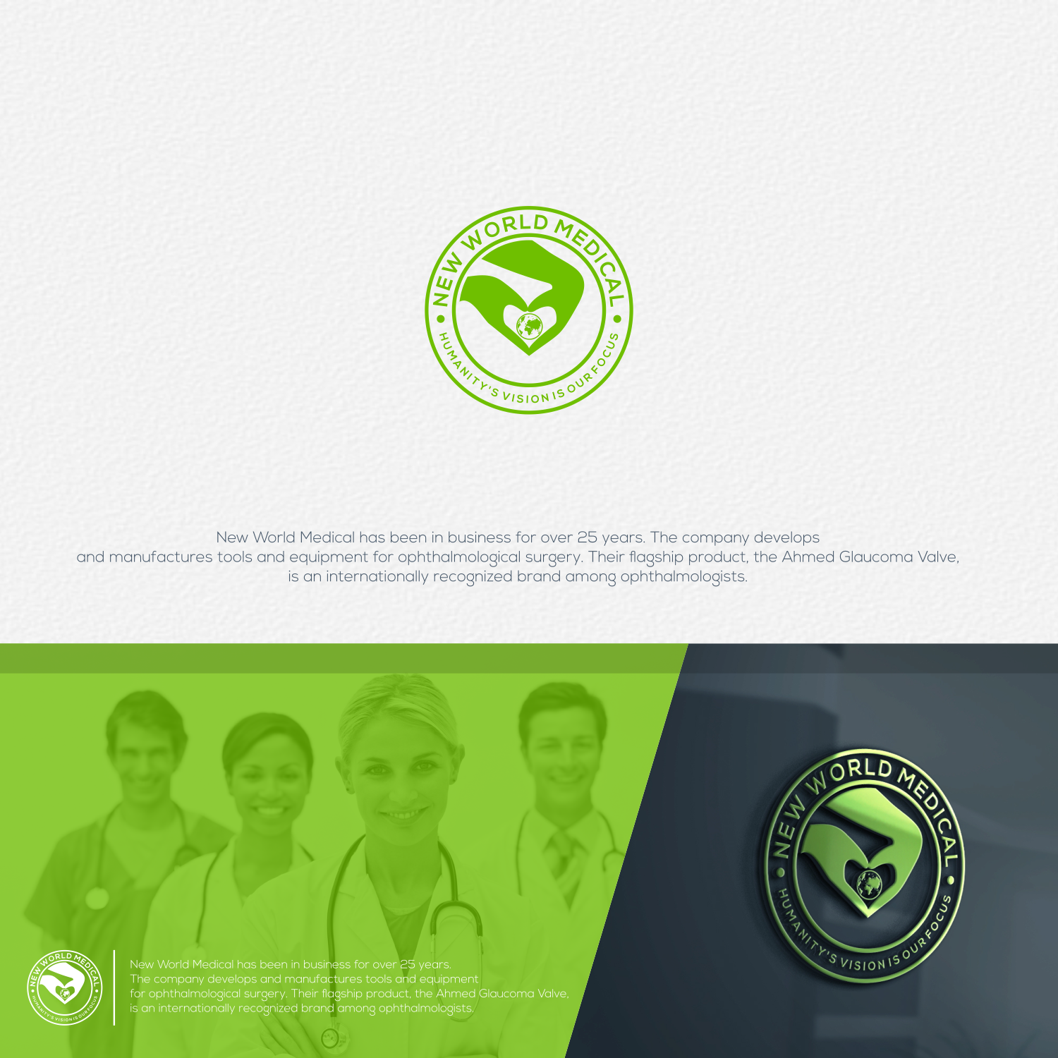 Logo Design by Artism Design for New World Medical | Design #11667454