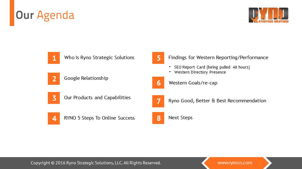 Diseño de PowerPoint por iTech Graphics para RYNO Strategic Solutions  | Diseño #11582089