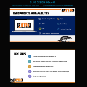 PowerPoint Design by Venkat for RYNO Strategic Solutions  | Design: #11588424