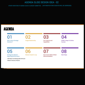 PowerPoint Design by Venkat for RYNO Strategic Solutions  | Design: #11588648