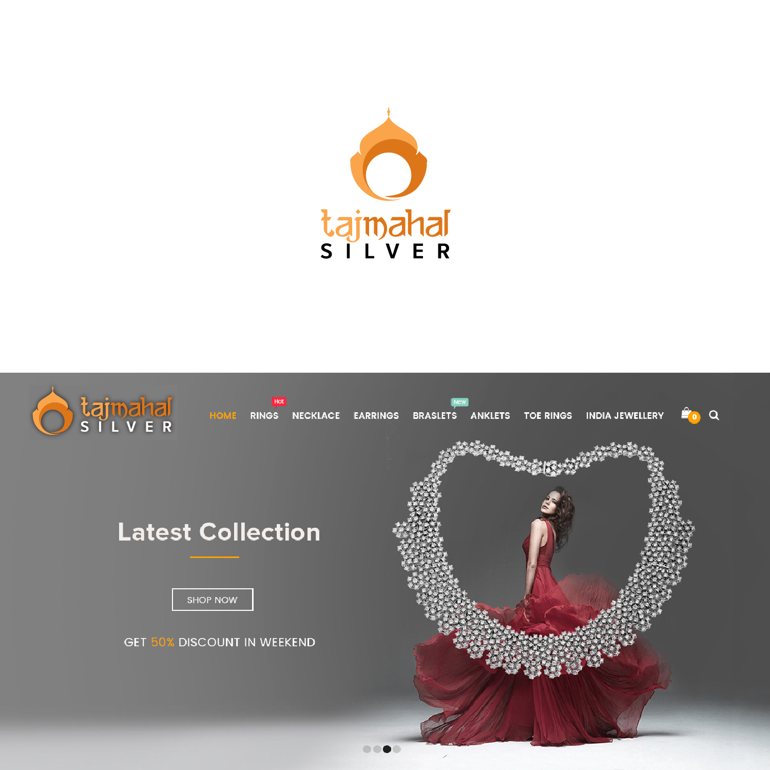 Diseño de Logo por anshuman1995 para taj mahal silver | Diseño #11547780