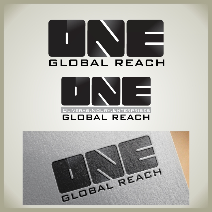 Logo Design by reyes graphic design for O.N.E . global reach | Design #11667380