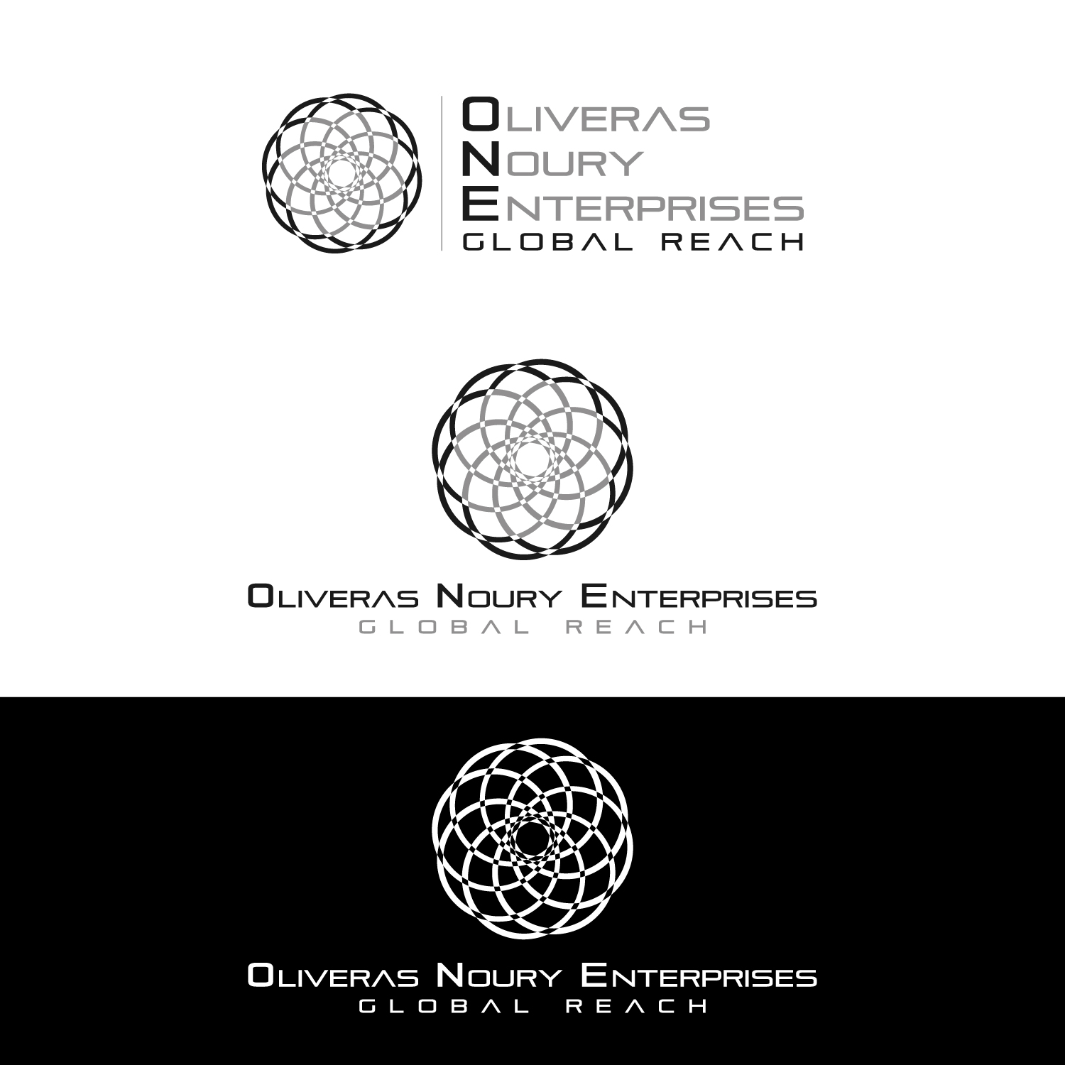 Logo Design by KV for O.N.E . global reach | Design: #11901751