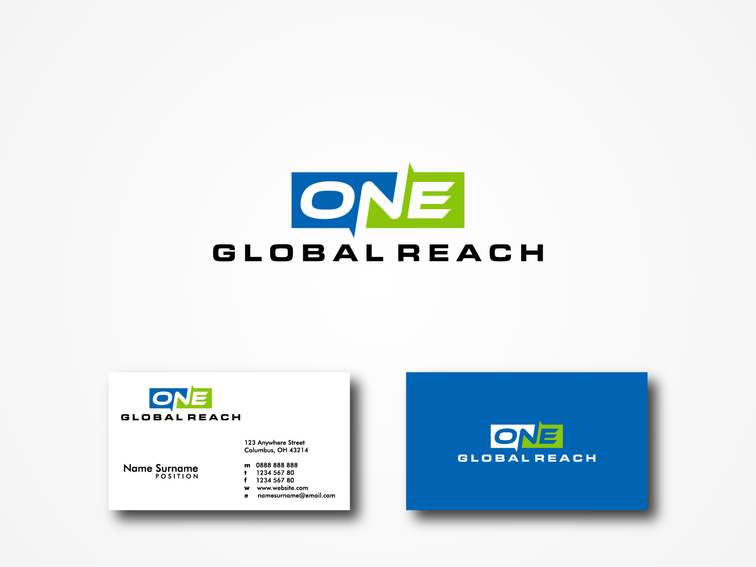 Logo Design by shanks for O.N.E . global reach | Design #11665581