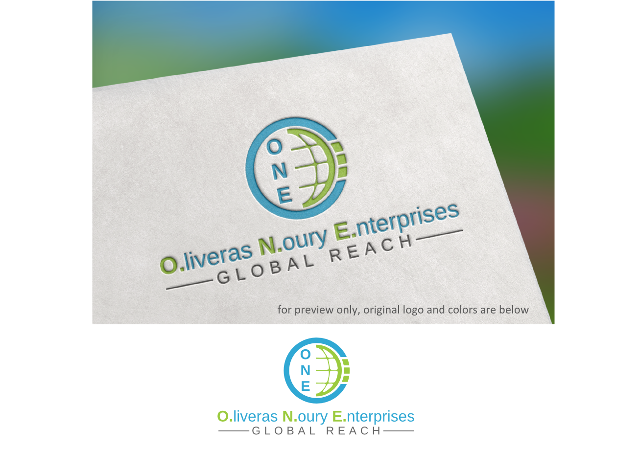 Logo Design by Gita. for O.N.E . global reach | Design #11673416