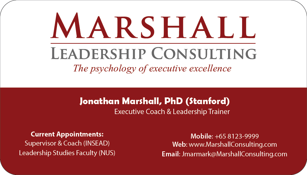 Business Card Design by Lucky Striker for Marshall Consulting Pte. Ltd. | Design #2334694