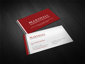 Business Card Design by diRtY.EMM for Marshall Consulting Pte. Ltd. | Design: #2333252